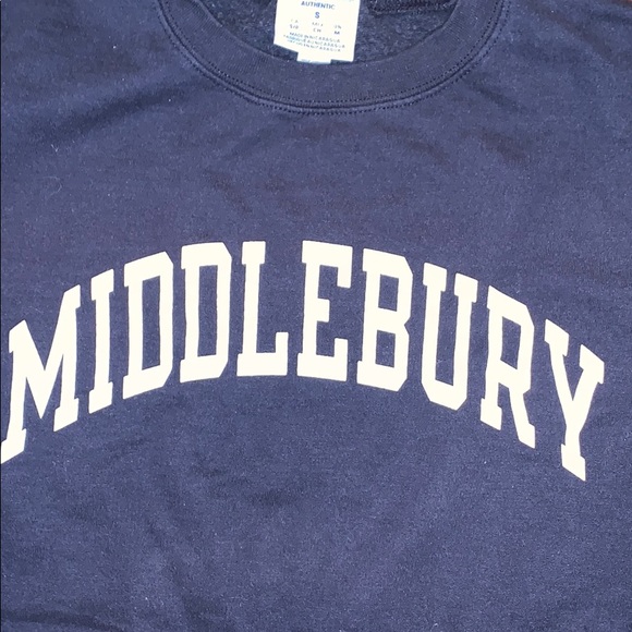 Navy Champion Middlebury Crewneck - Picture 3 of 3